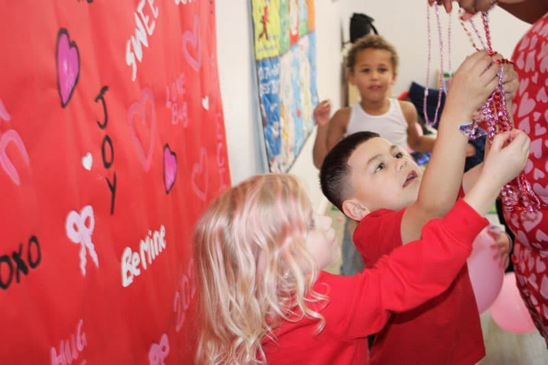 Valentine's Day crafts and beads