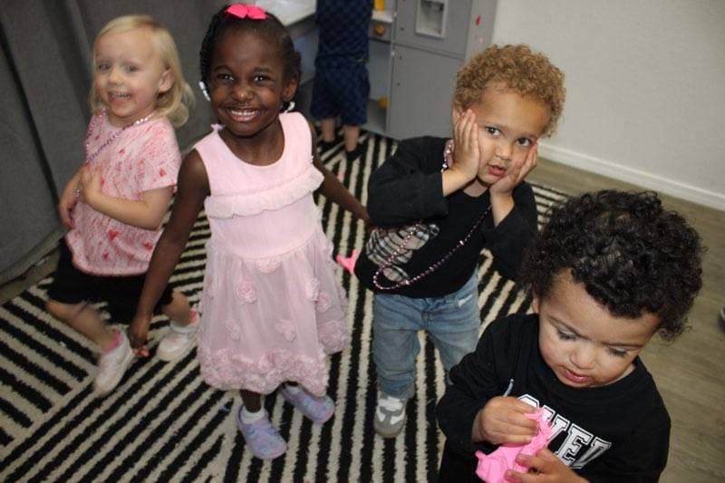 Dress-up fun in the classroom