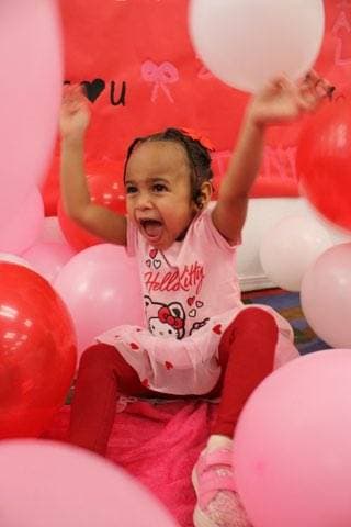 Balloon fun at our celebration